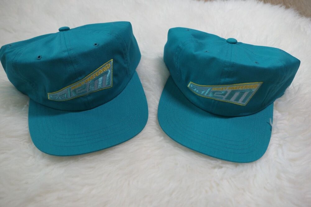 Lot of 2 - NWOT VINTAGE Most Preferred SALEM CIGARETTE Adjustable Baseball Hat